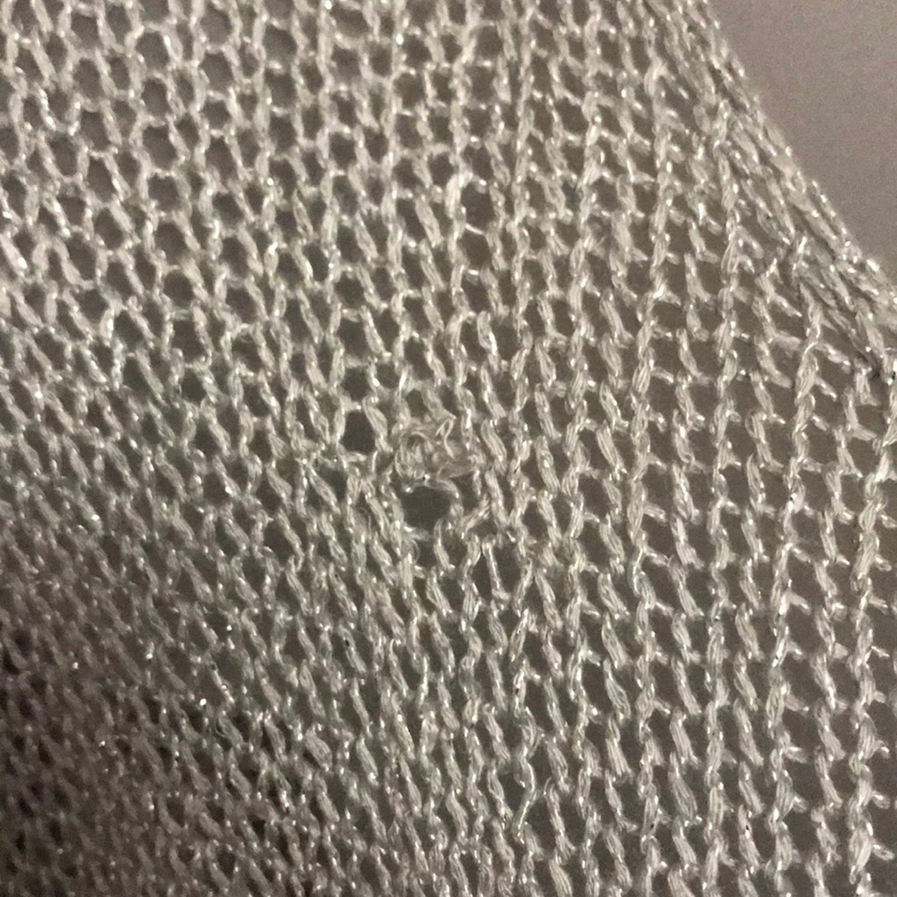 NWT Apt 9 Grey sparkle sweater - Picture 4 of 7